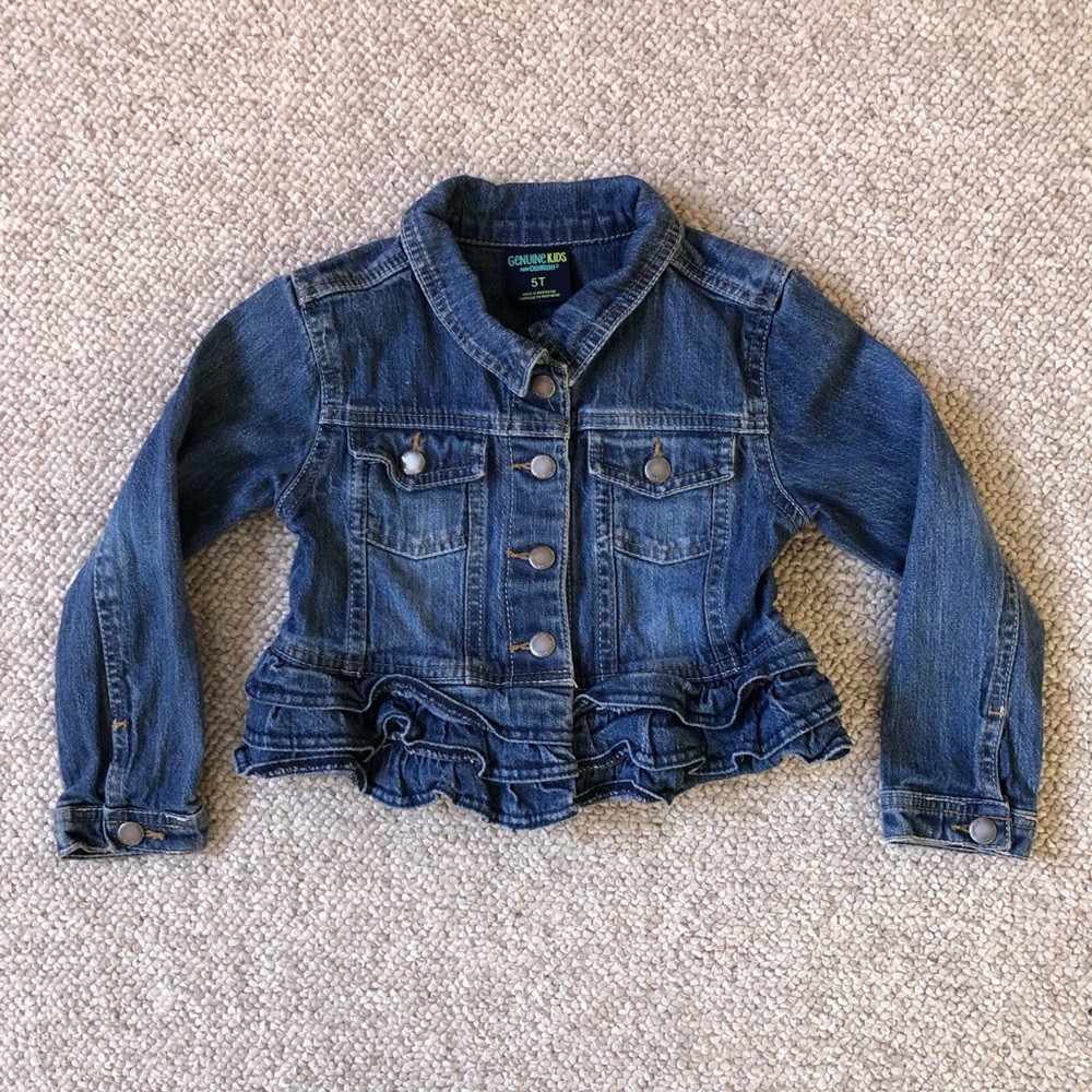 Genuine Kids by OshKosh Ruffled Peplum Jean Jacket